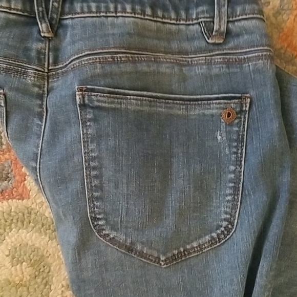 Democracy Flare Wide Leg Blue Jeans - Picture 4 of 5